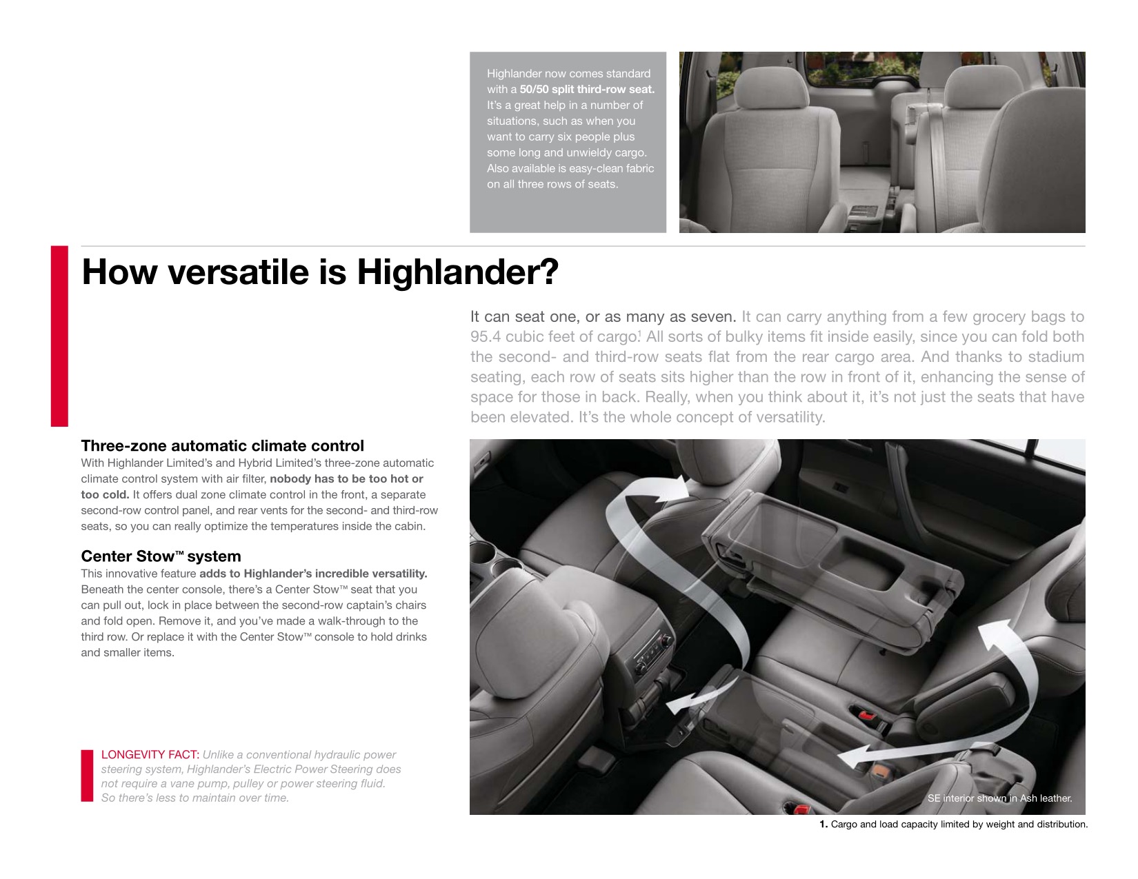 2011 Toyota Highlander Brochure Page 17